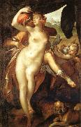 Bartholomeus Spranger Venus and Adonis oil painting reproduction